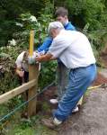 SACV doing fencing work on the Middlewood Way&nbsp;2