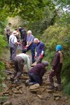 Stone-pitching on Washgate Lane&nbsp;2