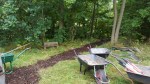 Wheelbarrows on woodland&nbsp;walk