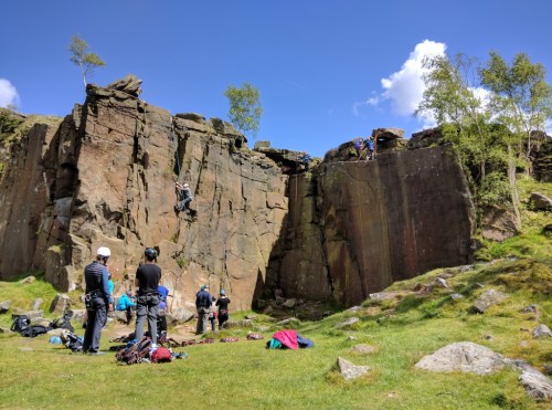 Rock-climbing at Pick-and-Play