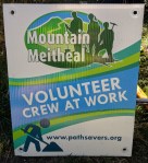 Mountain Meitheal volunteer&nbsp;sign