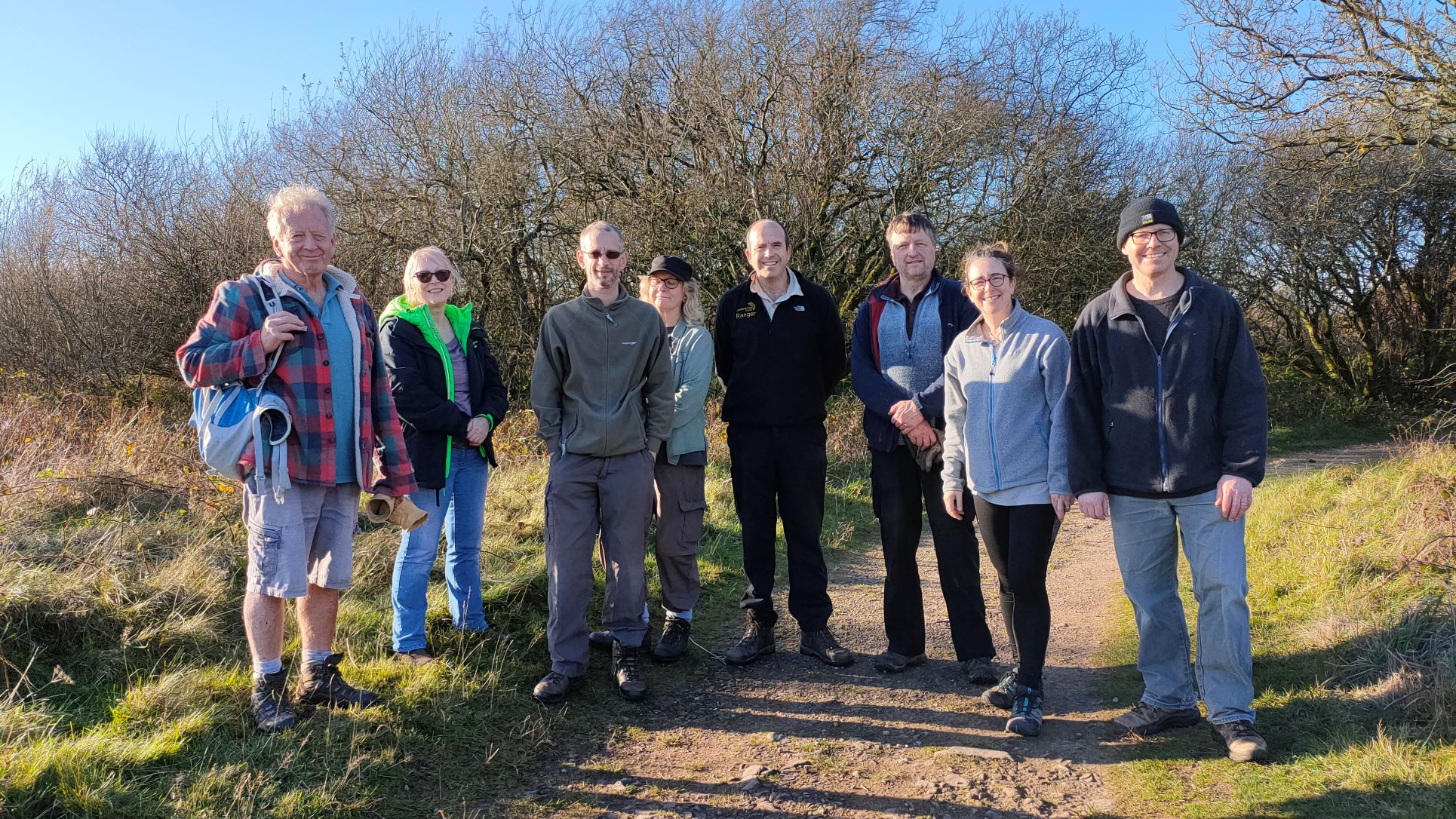 Volunteers at Tegg's Nose country park